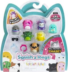 Игрушка Squishmallows SQAL0021-5 Squish-a-longs figures 8-pack, 2.5cm, ast