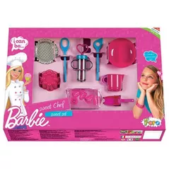 Игрушечная кухня и посуда Faro 2725 Набор Barbie Icb