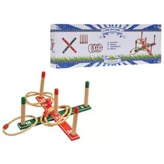 Jucărie Holland 44778 Игра деревянная Quots-накинь кольцо 5 колец + крестовина