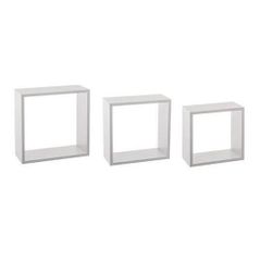 Полка декоративная 5five 50327 Fixy Куб 3ед: 30x30x11.7 27x27x11.7 24x24x11.7