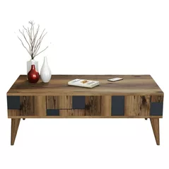 Măsuţă cafea Trendy Madrid, Antracit 105x37x60cm