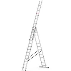 Scară Cagsan TS215 Scara cu trei tronsoane, 3x13 trepte, H=9,42m, max.150kg