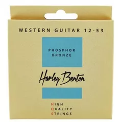 Струна для музыкального инструмента Harley Benton HQS WE 12-53 PB, corzi chitara acustica set