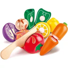 Игрушка Hape E3181 Set de joacă din lemn Legume