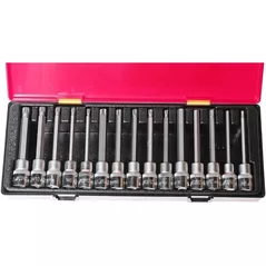 Set de tubulare, bite, duze JTC JTC-K4152 головки с насадкой 120мм. 1/2" в ложементе (15 ед.)