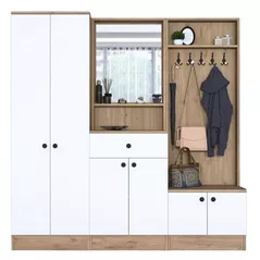 Mobilă pentru antreu Trendy P6-M2-2257G, 179x182x35cm (GTR001427)