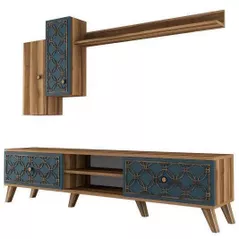 Стенка Trendy Clasa S, Nuc, Calcedonie 180x44x35cm