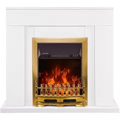 Камин электрический ArtFlame Agnes & Galileo gold, 850x950x300 mm, Alb