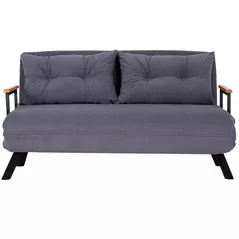 Диван Trendy Sando extensibila cu 2 locuri 78x78x133cm Gri
