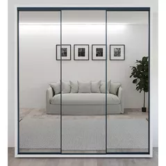 Dulap Bayro Parma 2000x2250x600 белый, купе