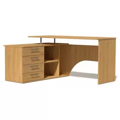 Masă pentru calculator Fabrik Home Nr.1 1400x750x1200 (тумба слева) Дуб каменный