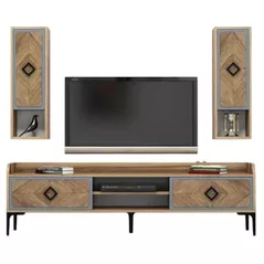 Тумба напольная для TV Trendy Samba, Albastru 180x52x35cm
