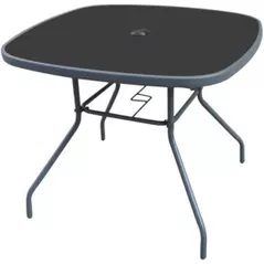 Садовая мебель Villager Faro gri închis + sticlă imprimată negru (51190)