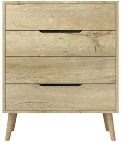 Комод Trendy Flora-Sapphire Oak, 78x95x45cm (GTR008148)