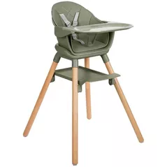 Стульчик для кормления Kikka Boo 31004010175 Scaun de masa 6in1 Woody Army Green