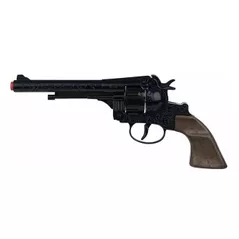 Игрушечное оружие Gonher 122/6 Cowboy revolver (12 gloante), negru, 53269