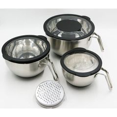 Посуда походная miscellaneous 5899 Set boluri inox 3buc 1.0/2.5/4.5L (243-957) SIO