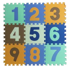 Covoraș de joacă Essa HK003 Covoraș-puzzle educativ Cifre, 9elem