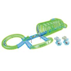 Mașină Essa 6688-614 Pista auto cu telecomandă, cu lumini, (85 de piese)