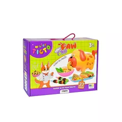 Набор для творчества Strateg 57152 Set de modelat Мистер тесто Paw Chef, 37buc
