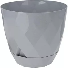 Цветочный горшок ProGarden 50673 Ghiveci cu suport din plastic "Diamant" D14.5cm, H12,5cm