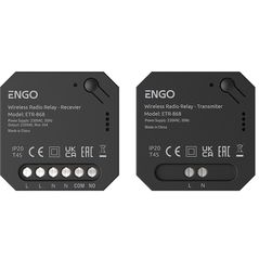 Accesoriu sisteme de încălzire ENGO Controls ETR-868, 868 MHz, releu termostat wireless, compatibil centrale termice ON/OFF