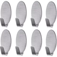 Cuier pentru haine Sepio 1630 Set carlige ovale 8 buc