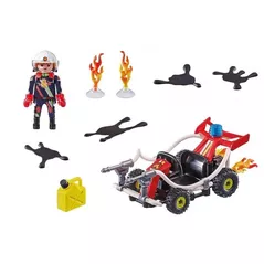 Mașină Playmobil PM70554 Stunt Show Fire Quad
