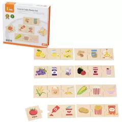 Puzzle Viga 44780 Puzzle logic De la fermă la masă 24elem