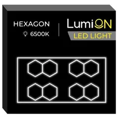 Corp de iluminat interior Lumion Sistem de iluminat modular LO-7 (484.5x243.5cm) Alb