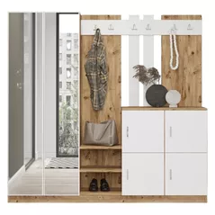 Mobilă pentru antreu Trendy DD9-AW, 187x180x37cm (GTR001401)