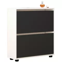 Полка для обуви Mobildor-Lux Leo 60x27x86H cm White/Anthracite