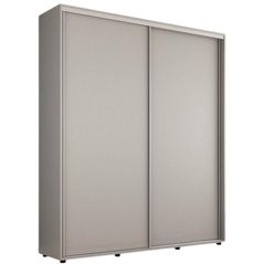 Dulap Mobildor-Lux Compact uși glisante PAL fără ornament (230x45x220H cm) Grey