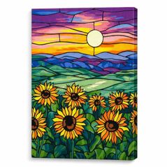 Картина по номерам Ideyka KHO5132 40x50cm Eco, Camp de floarea-soarelui