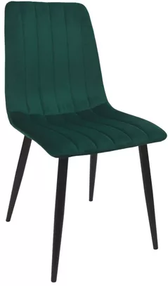 Стул Deco DC-90P N57 Catifea Dark Green+Black Legs
