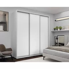 Dulap Nex Home Dulap cu uși glisante 220x60x240cm, PAL, Alb