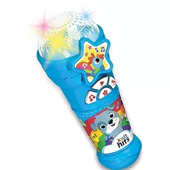 Музыкальная игрушка Kids Hits KH16/003 Микрофончик с огоньками Популярные песенки