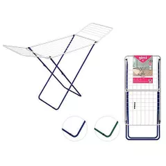 Uscător de rufe Gimi 54902 Alba 18m, otel, picioare colorate