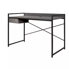 Офисный стол Halmar Oxford cu sertar sur/negru