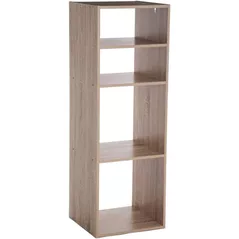 Etajeră 5five 51866 Raft 34.5x32x100.5cm, 2+2 polite, natural