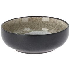 Bol Promstore 55061 Salatiera din ceramica 16cm, Reactiv Glaze Brown