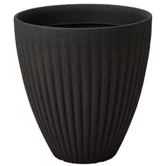 Decor pentru grădină ProGarden 17000 Вазон для цветов пластик Лотос D40cm, H42cm, черный