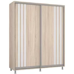 Шкаф Mobildor-Lux Арон с раздвижными дверями с планками (180x60x220H см) Sonoma