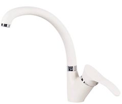 Bateria bucătărie Sandy 49014 Ergo pipa F alb mat