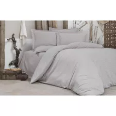 Textile de casă Cottony SLPSL Stripe Satin Vizon: Euro