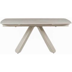 Masă Interdepo CORVUS Light Travertine Matt (раскладной)