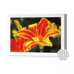 Картина по номерам Art Gallery JS20009 Mozaic cu diamante 20x30cm Crinul aramiu