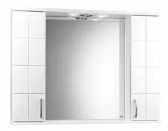 Oglindă baie Mashtab 5547 Domino 1000x200x720 Alb