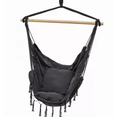 Hamac Jumi OH-905719 tip scaun cu perna BRAZILIAN negru