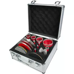 Set de tubulare, bite, duze Raider 157869 Set discuri și carote diamantate Ultimate Multi (21 buc)